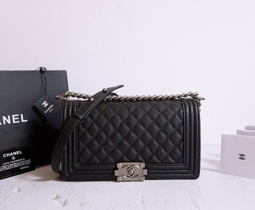 💕 샤* 고급 리뉴얼 램스킨 보이백 은장