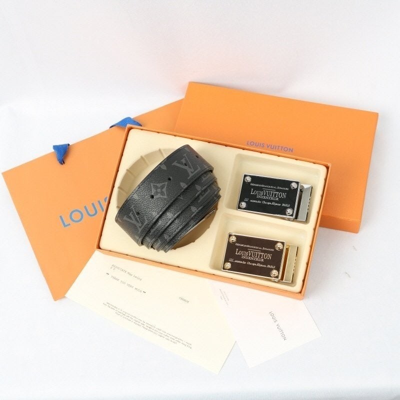 💕 루* 투버클 컷팅 모노블랙 벨트