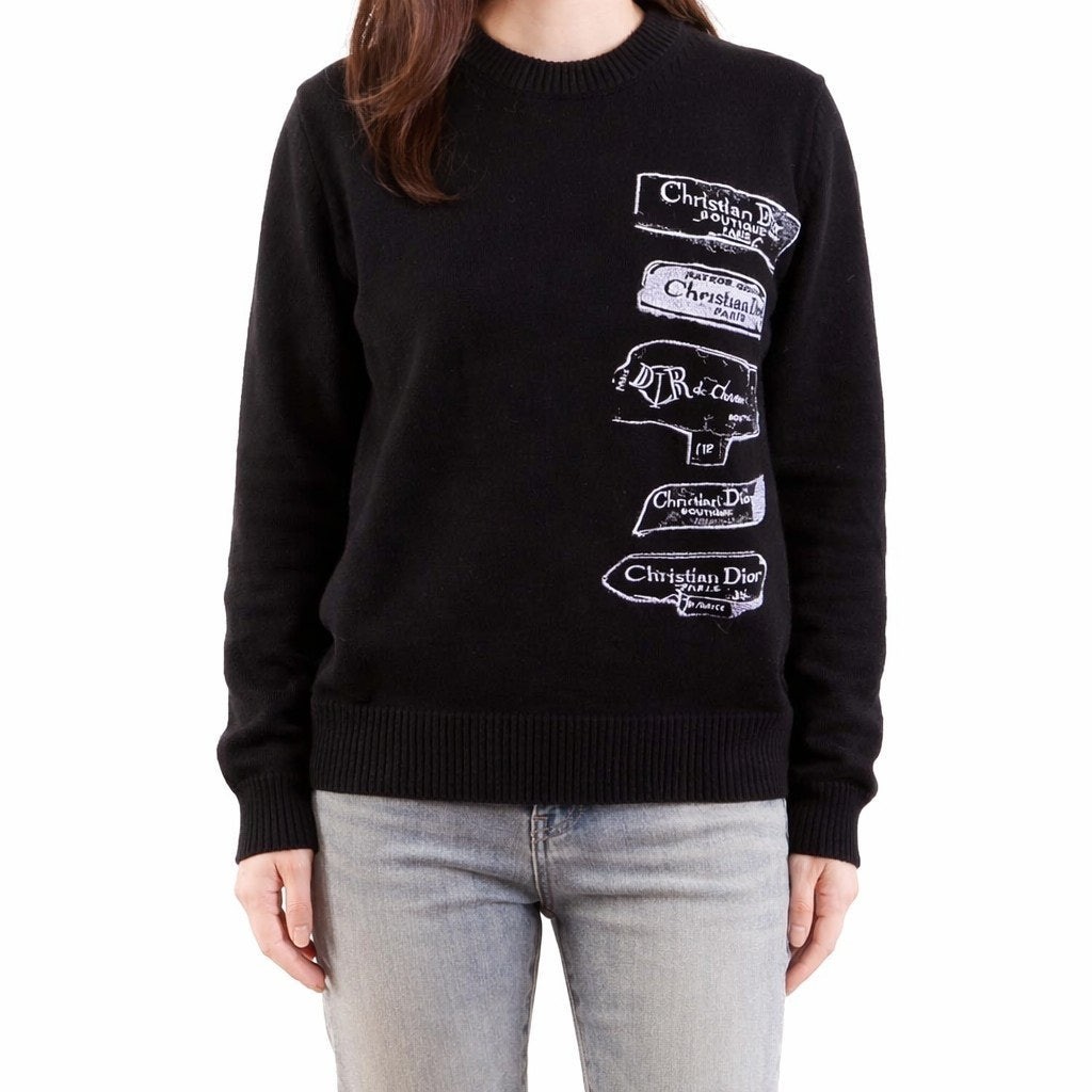 💕 디* 멀티자수로고 니트