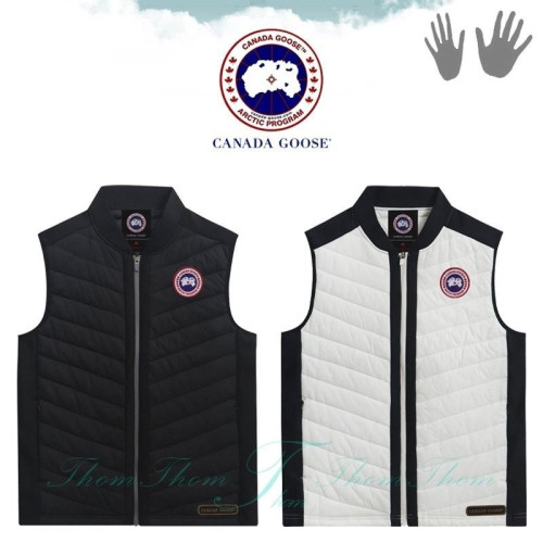 💕 캐* 사선 배색 패딩 베스트