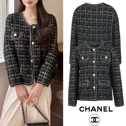 💕 샤* 골드버튼 트위드 램스울 자켓