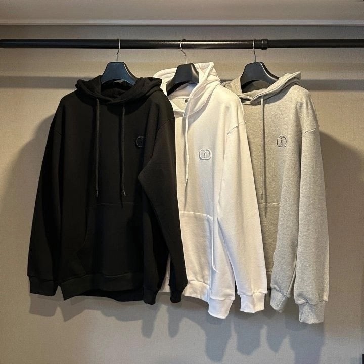 💕 디* CD Icon 자수로고 후드티