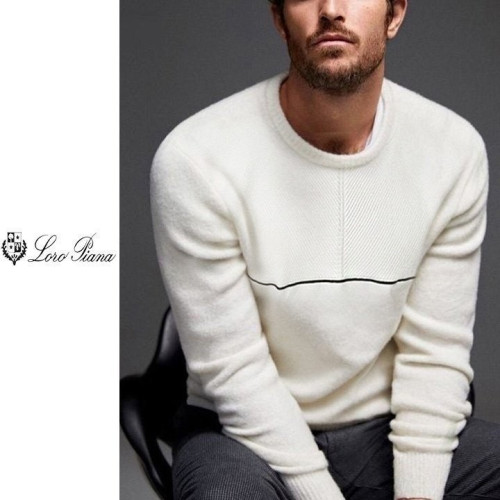 💕 로* 피아나 빗살라인 앙고라 라운드 니트