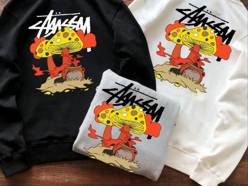 💕 스** 버섯 그래픽 로고 후드티