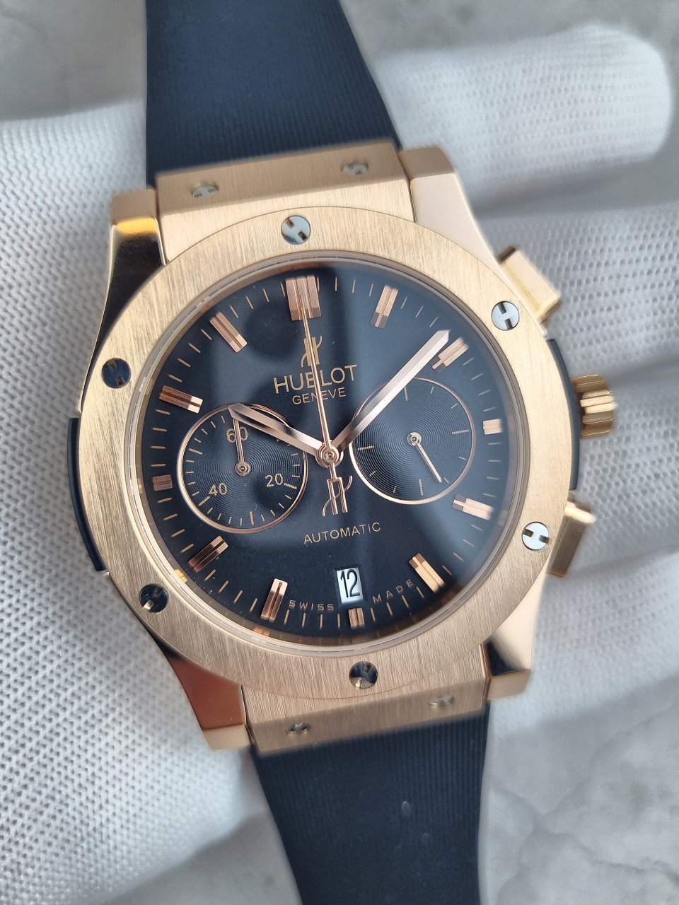 위* 클래식 퓨전 킹 골드 블랙다이얼