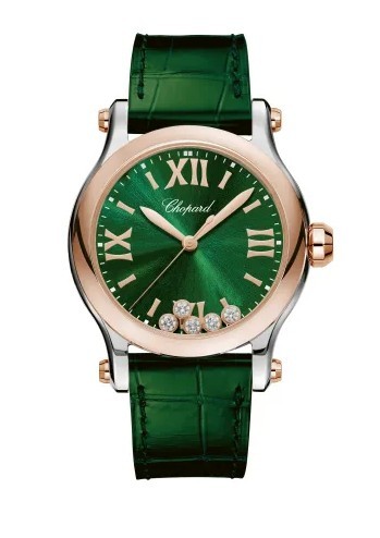 쇼파드 해피스포츠 그린다이얼