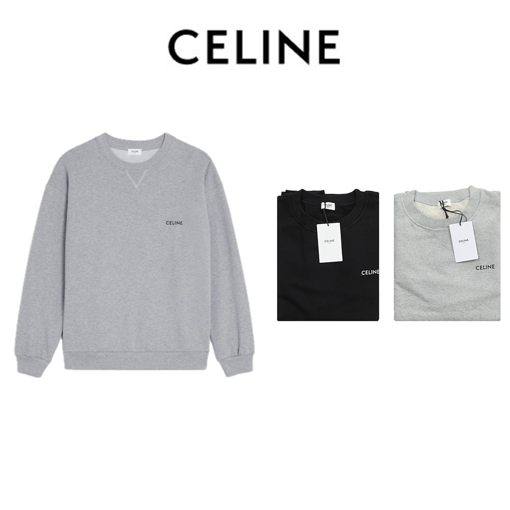 재입고!! 셀*느 시그니처로고 체스트 엠브로이더 맨투맨(2color)