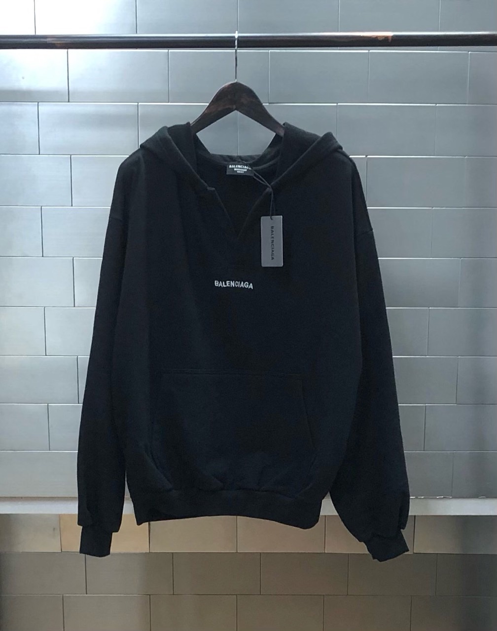 B*LEN*IAG*페이크 폴로 자수후디