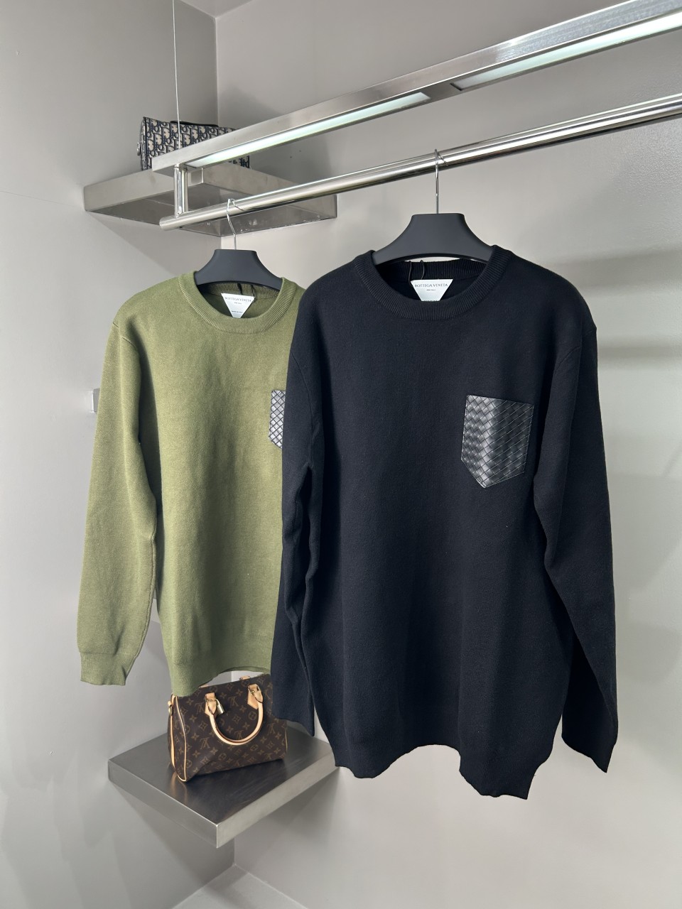 #보테가베네타 포켓 캐시미어 니트