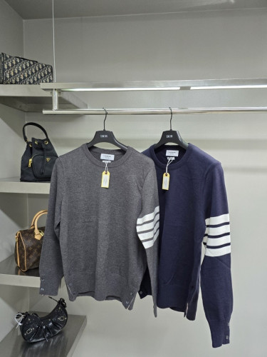 #톰브라운 캐시미어 사선 니트