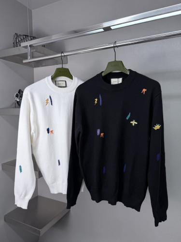 #구찌 멀티자수 캐시미어 니트