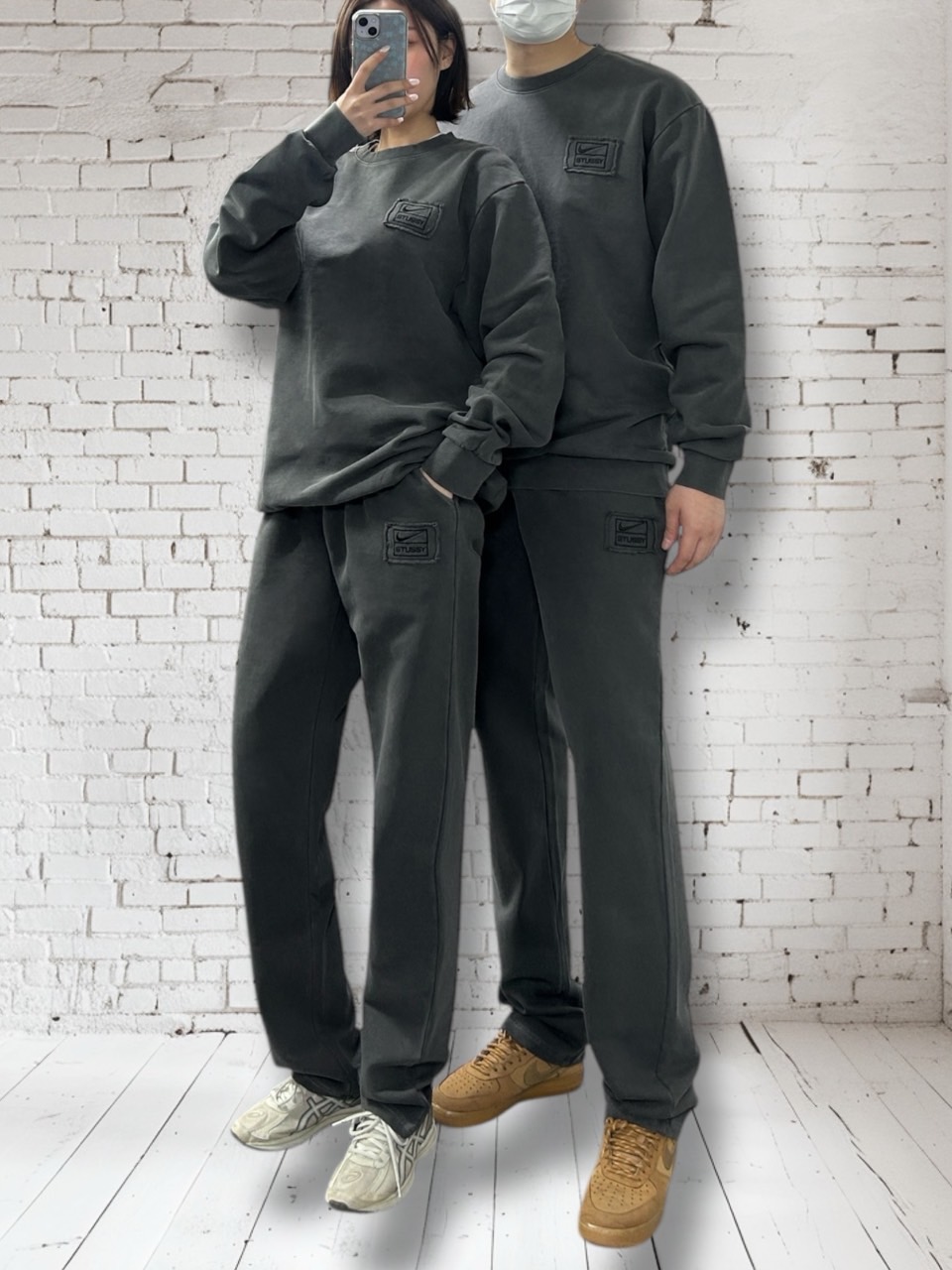 <스투시 바이오 맨투맨 세트>