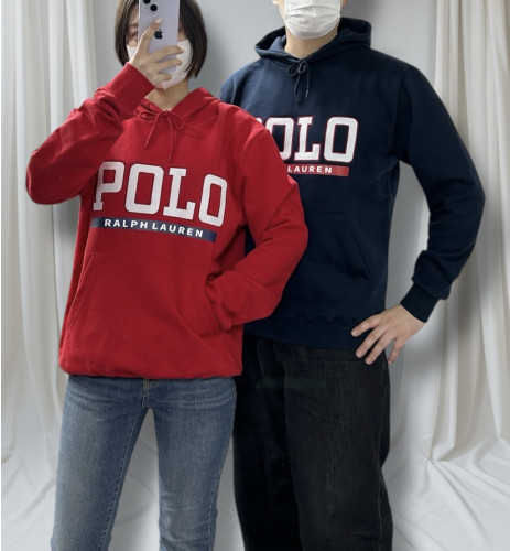 <폴로 빅로고 후드>
