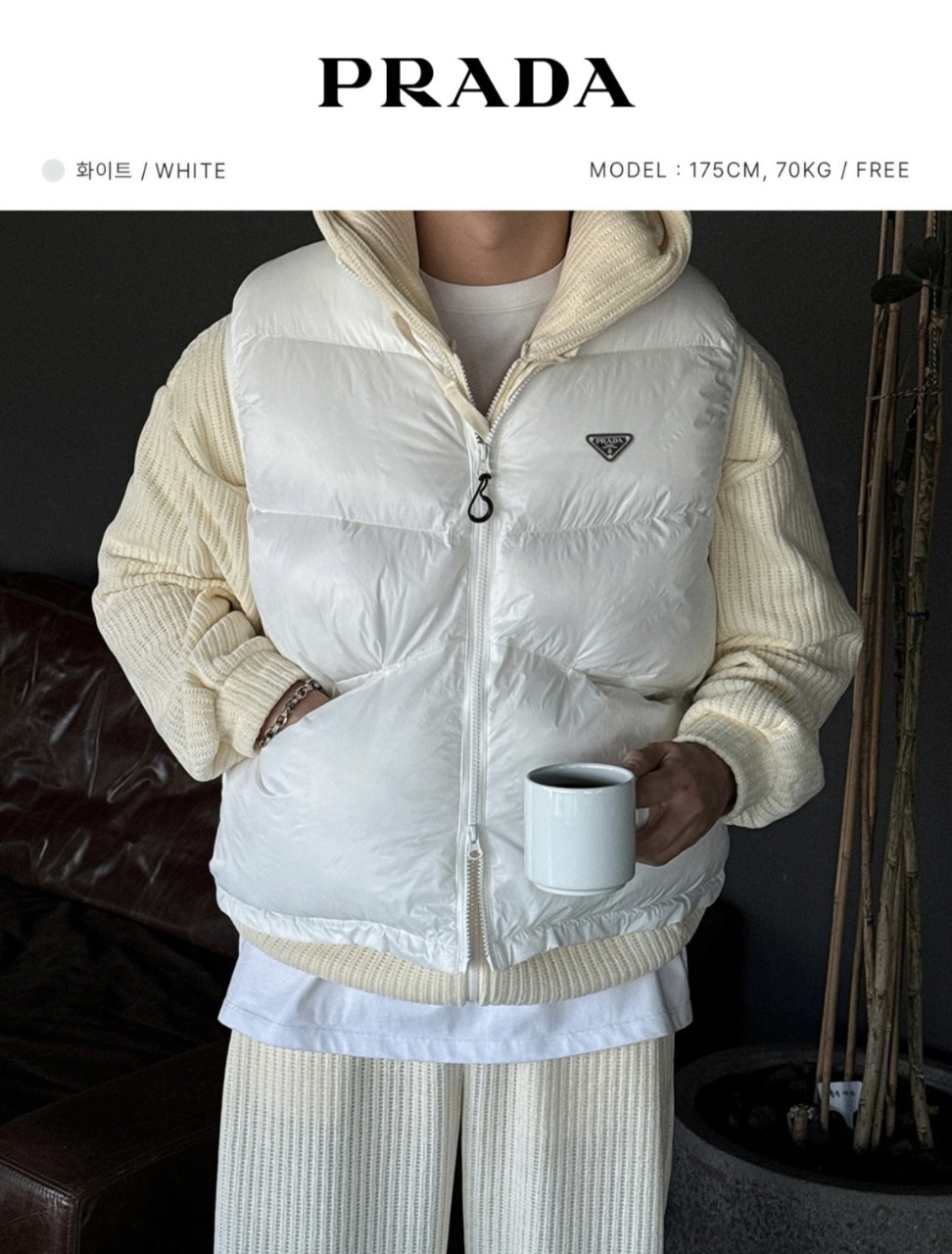 PRD 글로시 패딩베스트