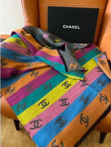 #샤넬 캐시머어 레인보우 샤이닝 머플러