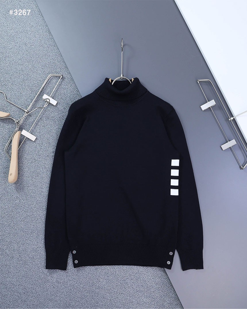 🍀 [THOM BROWNE] 톰브라운 밀라노 스티치 4바 터틀넥 스웨터 🍀