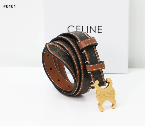 🍀 [CELINE] 셀린느 미디엄 트리옹프 캔버스 벨트 🍀