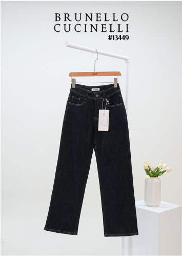 🍀 [BRUNELLO CUCINELLI] 브루넬로 쿠치넬리 여성 와이드 생지 데님 팬츠 🍀