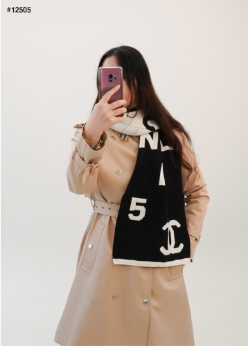 🍀 [CHANEL] 샤넬 수입 CC빅로고 캐시미어 머플러 🍀