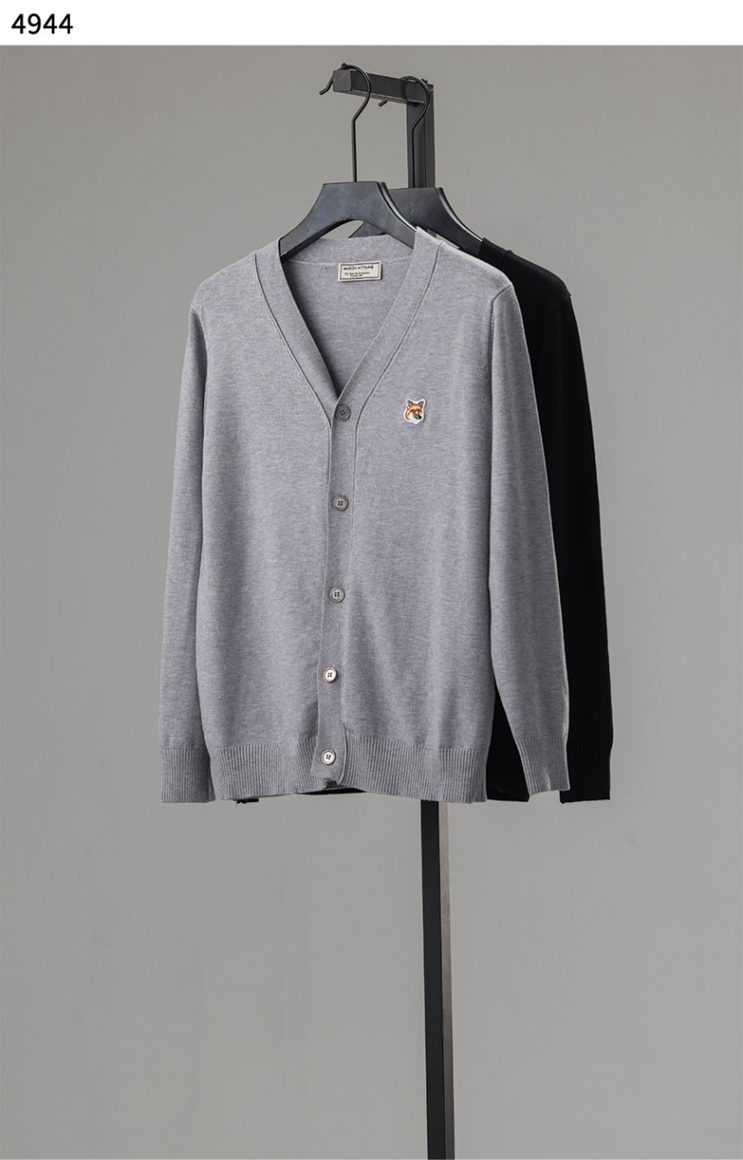 🍀 [MAISON KITSUNE] 메종키츠네 수입고급 남성 폭스 클래식 V 가디건 🍀