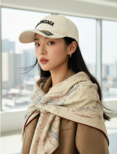 발VVVV  더블 로고 자수 볼캡 수입