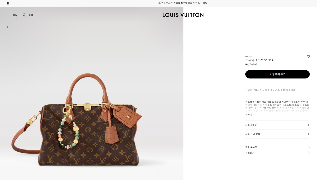 🚨루이비통 스피디 소프트 30 보호