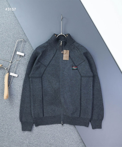 🍀 [GUCCI] 구찌 GG 스틸로고 클래식 니트 집업 자켓 🍀