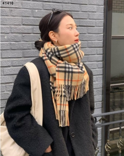 🍀 [BURBERRY] 버버리 빈티지 체크 케시미어 머플러 🍀