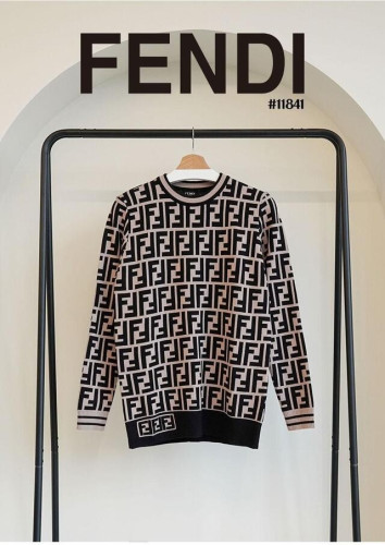🍀 [FENDI] 팬디 수입 FF 자카드 라운드 니트 스웨터 🍀