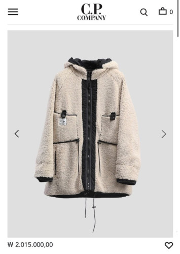 🚨씨피컴퍼니 [C.P compay] 리버시블 양면 폴라 파카