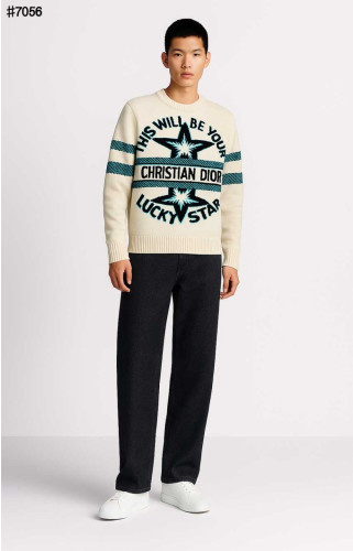 🍀 [DIOR] 크리스찬 디올 럭키 스타 울 블렌드 니트 풀오버 🍀