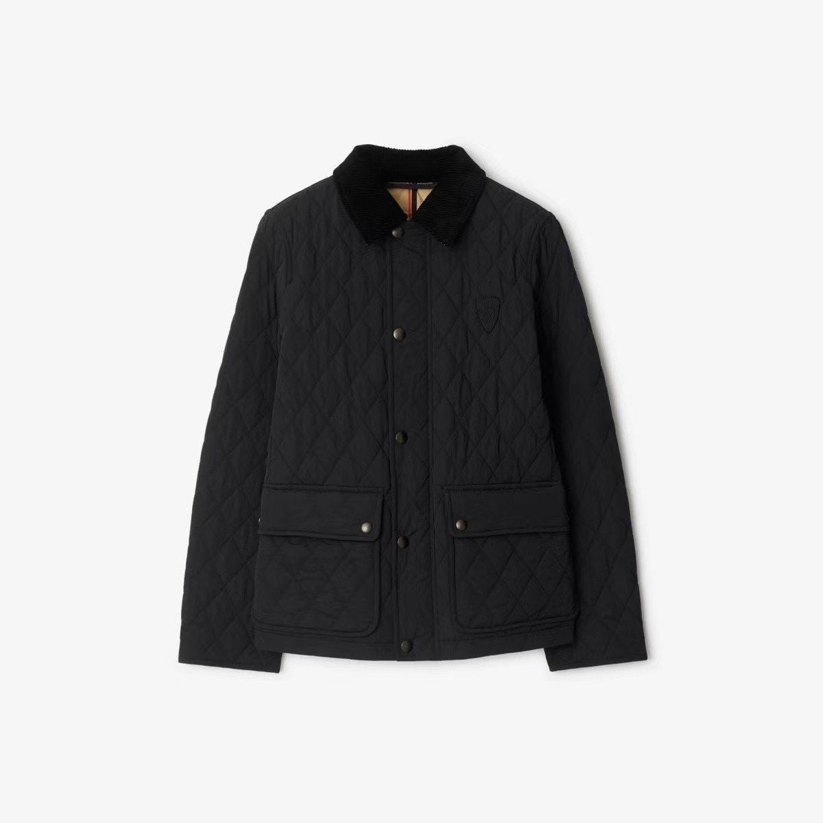 💕 버** 220378 (최상위버전) 코듀로이 카라 퀼팅자켓