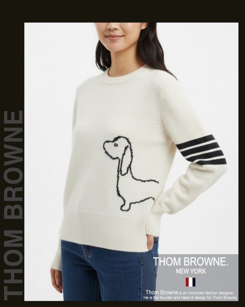 💕 톰* 투 닥스훈트 라운드 니트 (3481)