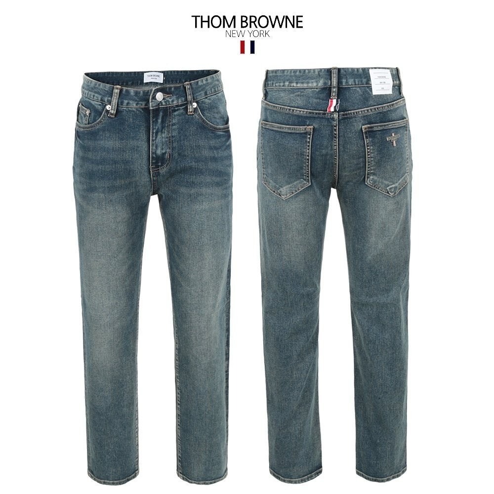 💕 톰* 더티틴 데님 슬림핏 팬츠