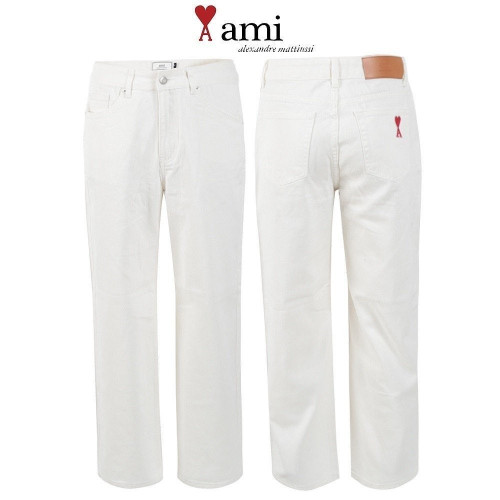 💕 아* 화이트 와이드 데님 팬츠