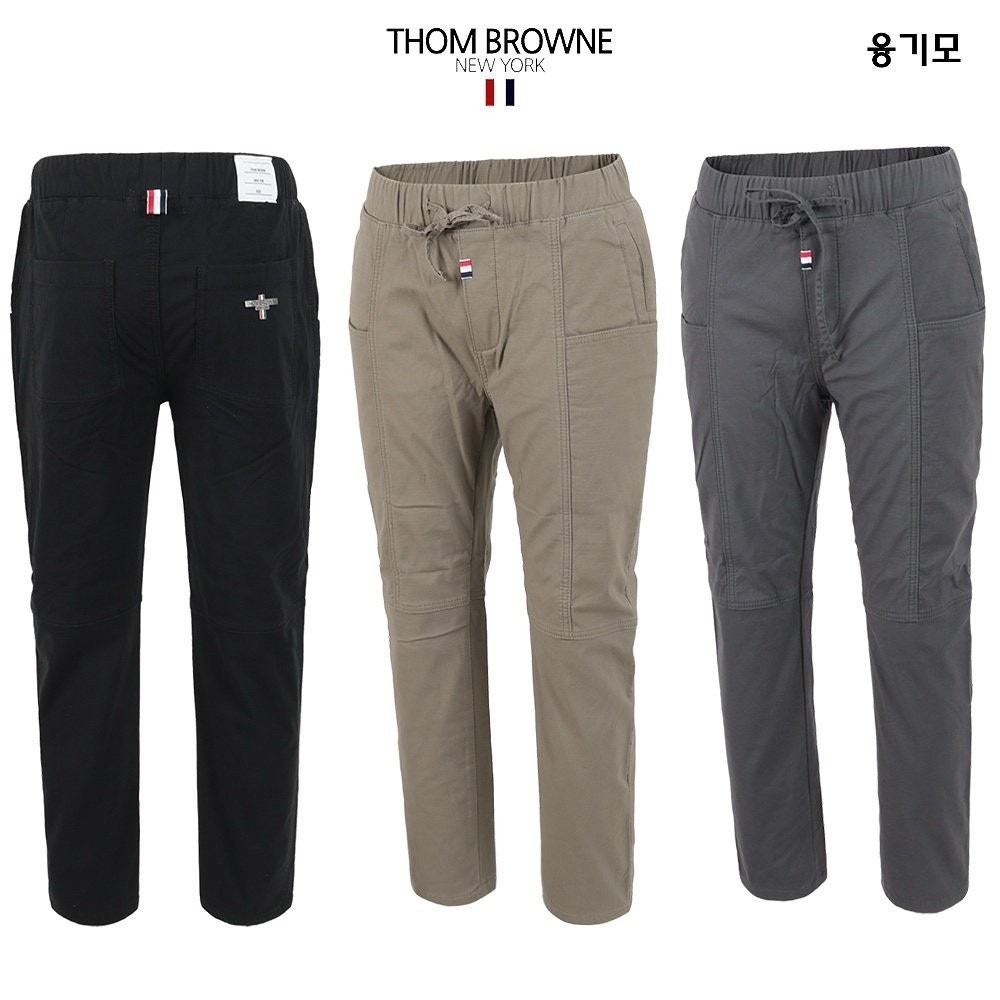 💕 톰* 융본딩 바이오워싱 스판 밴드 배기핏 팬츠