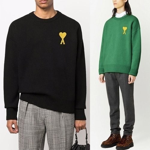 💕 아* 골드하트 라운드니트