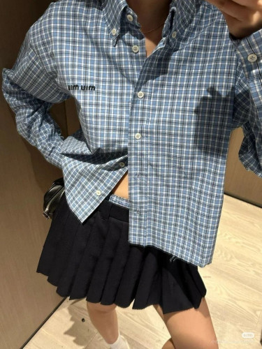 💕 미*** 25 체크 포플린 셔츠 - 수입