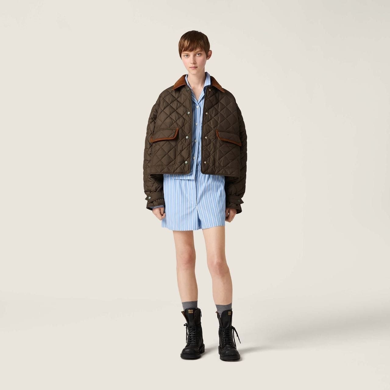 💕 미*** 25 퀄팅 퐁제 블루종 자켓 패딩 - 수입