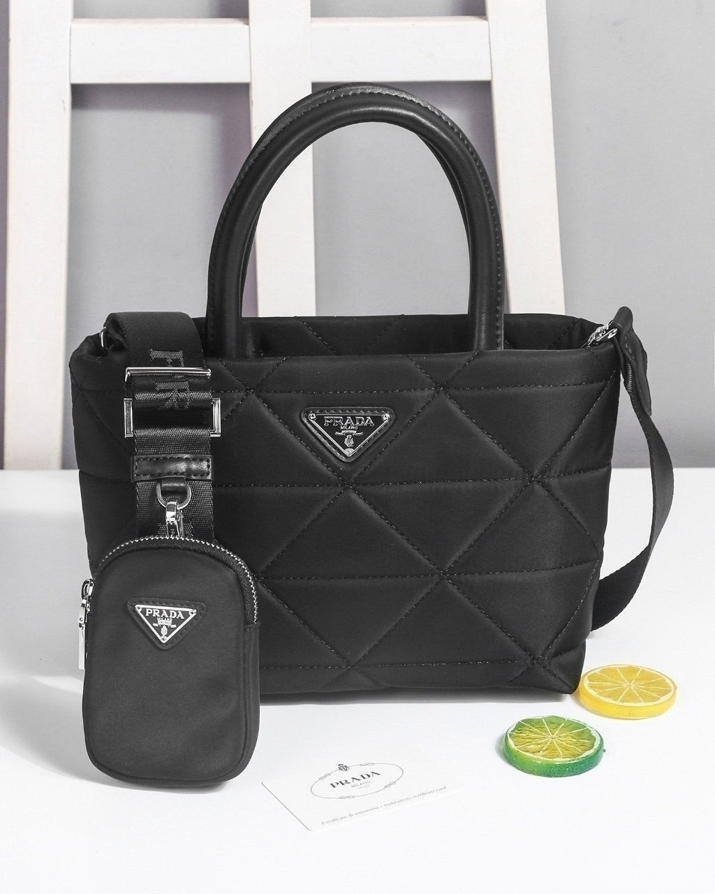 💕 프** 리나일론 토트 미듐