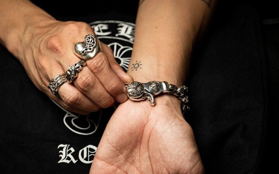 💕 크* CH 크로스 클립 더블 팬시 팔찌