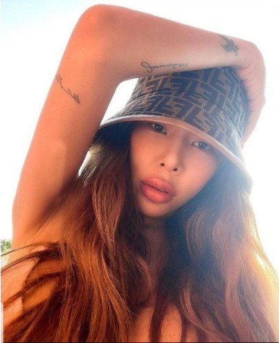 💕 펜* FF 자카드 패브릭 버킷햇