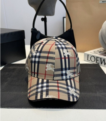 💕 버** 체크 코튼 블렌트 볼캡 ✔수입