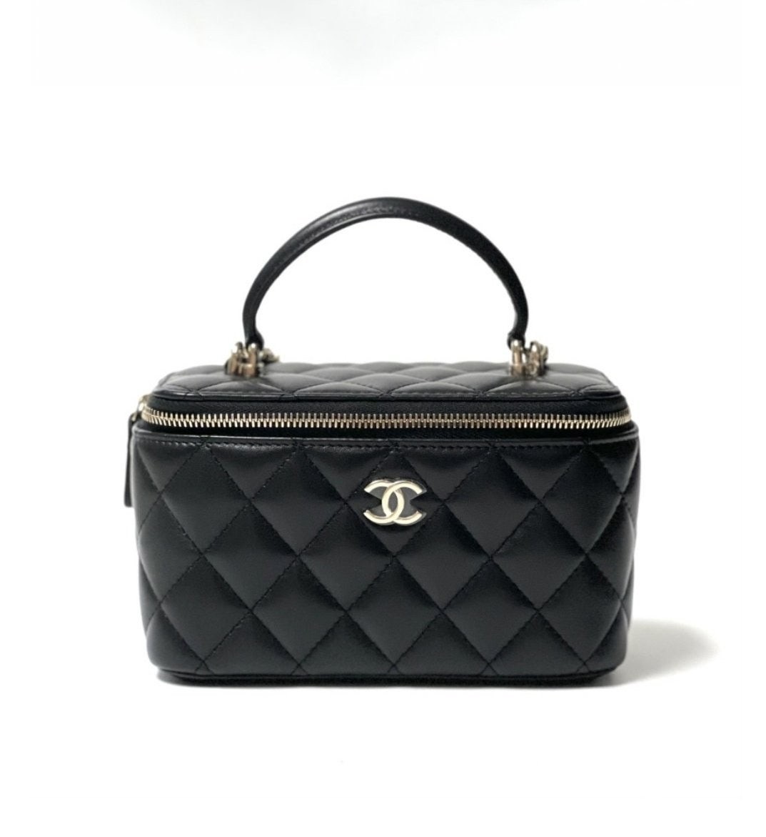 💕 샤* 클래식 탑핸들 직사각 베니티 WOC 블랙 AP2199-B06660-94305 ❤️풀박스❤️