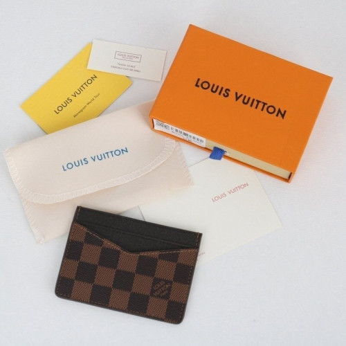 💕 루* 60166 카드홀더 슬롯지갑 (브라운다미에)