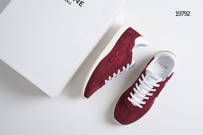 🔆 [CELINE] 셀린느 레이서 로우 탑 버건디 스니커즈 🔆
