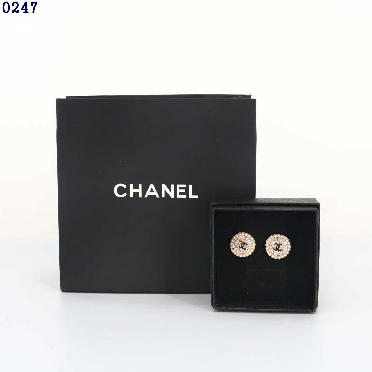 👹샤넬 CC로고 골드 진주👹