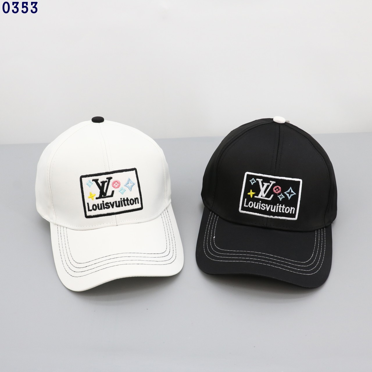 👹루이비통 사각LV로고 볼캡모자👹