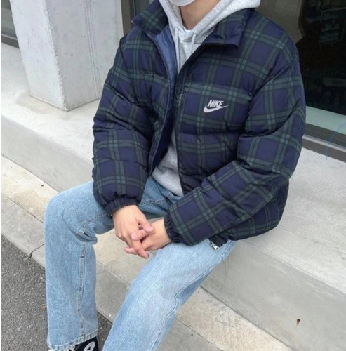 💕 나** 퍼지체크패딩