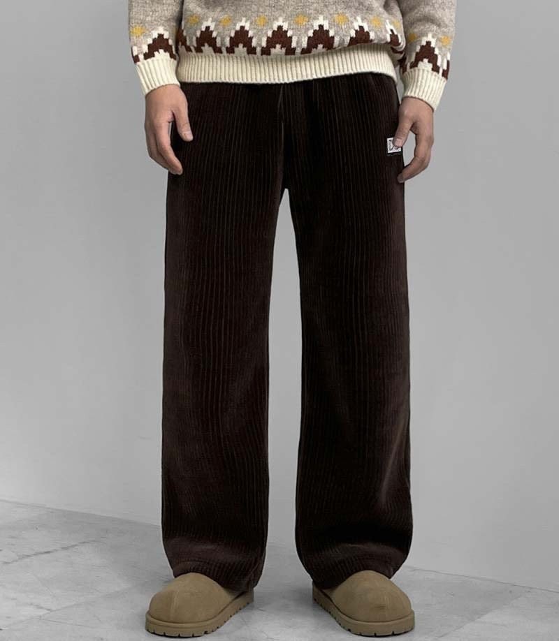 💕 돌* 헤비 트랙 와이드팬츠